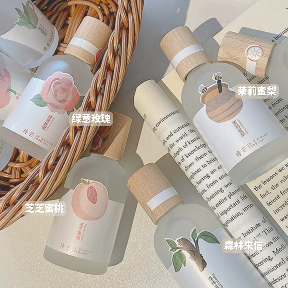 Shimang forest story women's perfume - naturally fresh, light fragrance, rose & peach, student-friendly, niche vietnamese perfume
