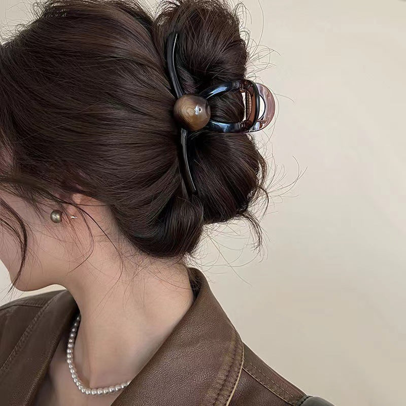 Cute cartoon claw clip for women, 2025 summer new arrival, high-end style, back of head elegant hair styling clip, animal hair clip for women