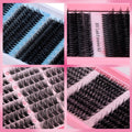 cluster false eyelashes suit european and american style asian thick extended eyelashes bundle combinationcluster lash