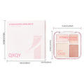 Makeup stereo highlighter palette four-color all-in-one palette matte wet powder brightening and modification nose shadow light makeup eye shadow makeup
