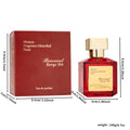 spot live broadcast new arrival red baccarat perfume rose ebony agarwood 70ml perfume long-lasting fragrance