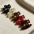 Korean style hollow pony clip for women, back of head updo claw clip, high-end shark clip, unique hair clip, new hair accessories