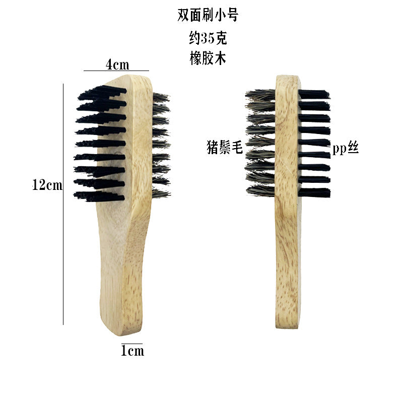 bristle beard brush head brush broken hair brush hairdressing hair brush soft bristle wooden handle neck brush cleaning brush hairdressing supplies