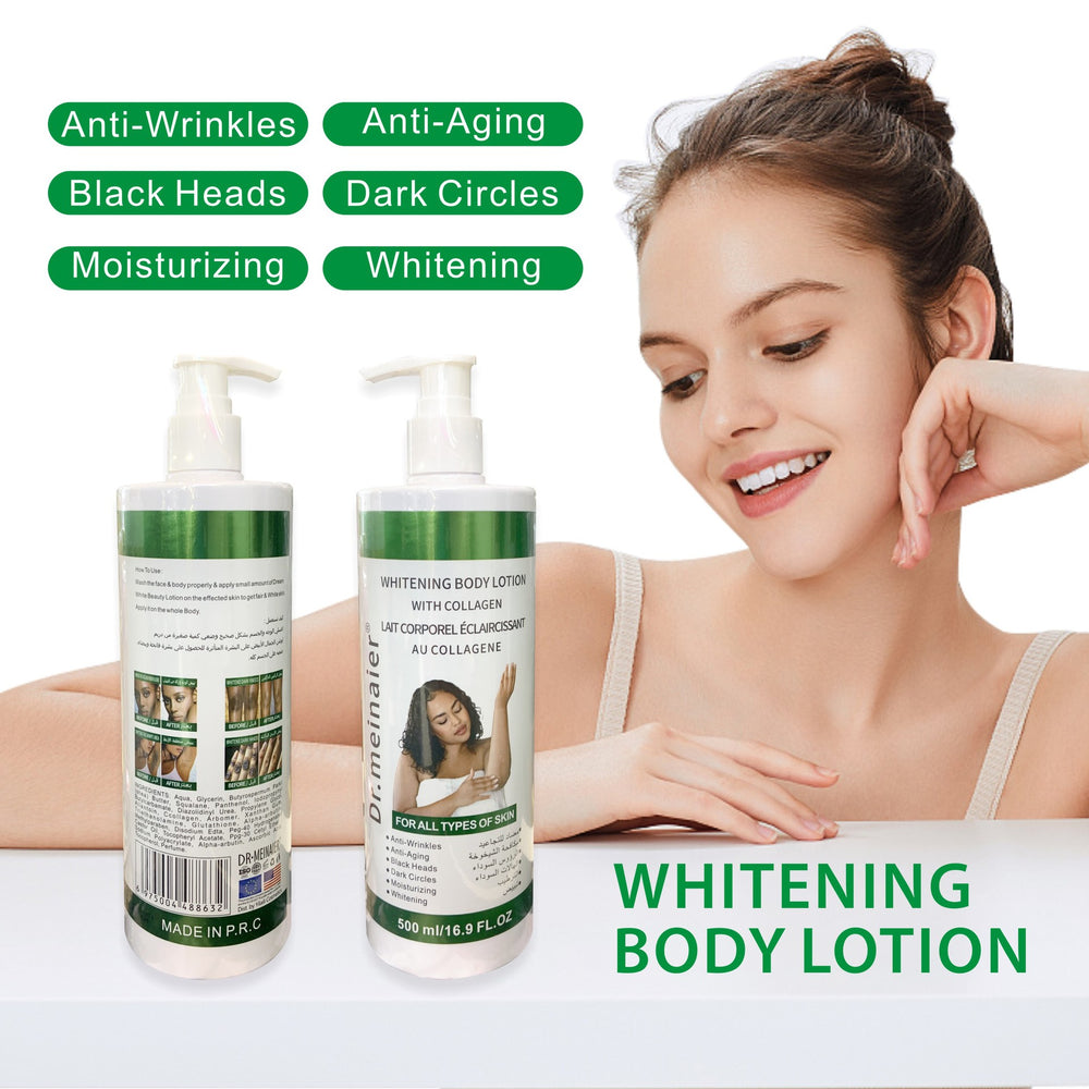 collagen body lotion 500ml - all english anti-wrinkle, hydrating, and moisturizing skin care cream - wholesale