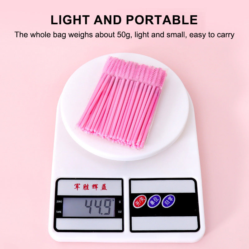eyelash brushes - multi-color, portable makeup brushes, eyebrow brushes, eyelash combs, reusable eyelash extension tools - wholesale