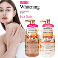 almond shower gel hydrating moisturizing long-lasting moisturizing scrub men's and women's shower gel export wholesale