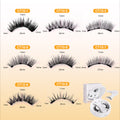 Amazon's best-selling eyelash all-in-one box, stereo thick magnetic false eyelash storage box, one-piece clip set