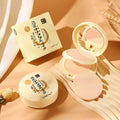 Lideal silky smooth double-layer powder - setting, oil control, pore minimizing, wet & dry use, soy milk powder foundation