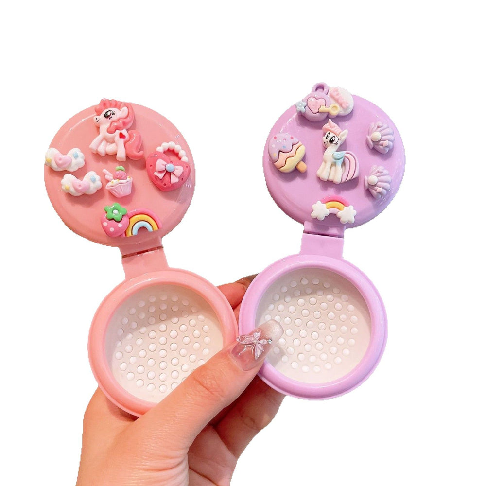 Foldable air cushion comb pony massage comb air cushion comb mini portable small comb round mirror comb portable comb
