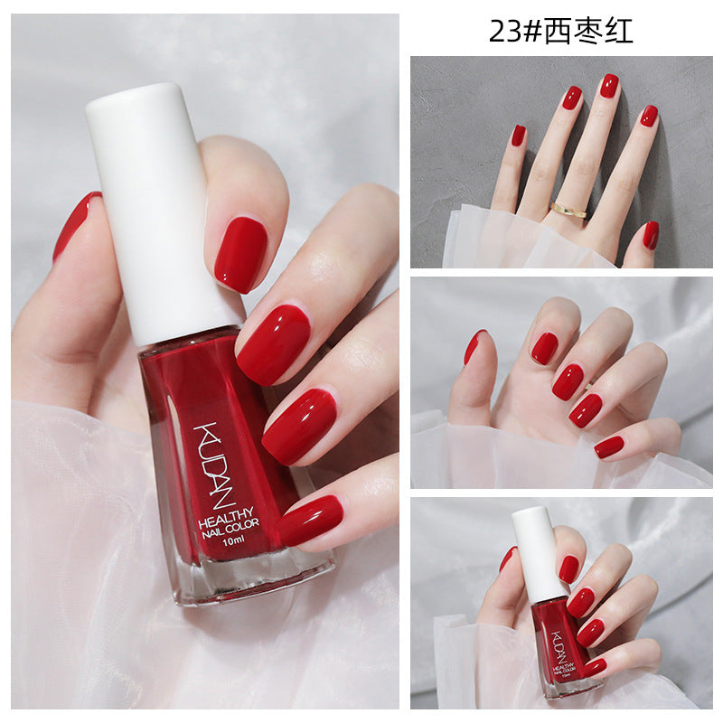 New nail polish: peel-off, no-bake, water-based, odorless, glossy, clear nail polish - spring/summer collection