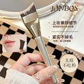 Jonbos fishtail foundation brush - ultra-thin flat head, makeup artist-grade concealer brush (minimal product absorption)