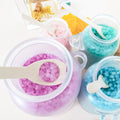 manufacturer wholesale rose dried flower bath salt moisturizing scrub salt crystal salt himalayan salt bath bath salt