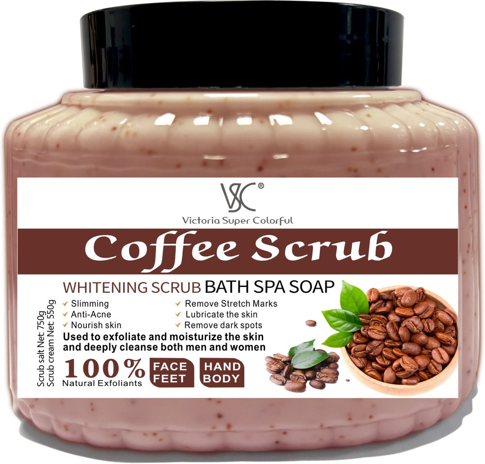 coffee scrub bath salt facial and body exfoliating dead skin moisturizing and emollient turmeric scrub wholesale