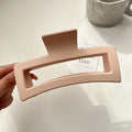 Frosted pink-square 13cm