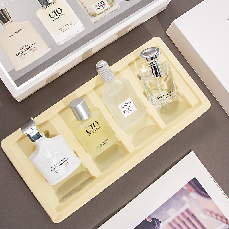 Ideal boy perfume sentiment white tea fragrance and mountain spring ideal mountain residence men's perfume four-piece set export best selling wholesale