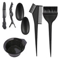 Manufacturer wholesale hair dyeing tools 6-piece set hair dyeing bowl baking oil comb comb brush hairdressing supplies dyeing and perming