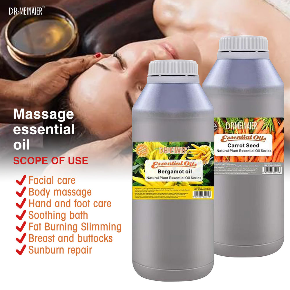 Skincare natural plant essential oil face body moisturizing oil massage brightening hydrating nourishing 1kg cross-border e-commerce