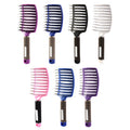 bristle large curved comb wide tooth hairdressing comb rib comb massage smooth hair hairdressing fluffy hair-styling wholesale