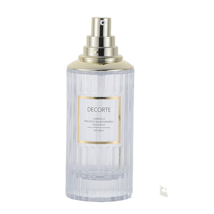 New cosmetic glass bottle suit packaging material 120ml pressed lotion essential oil glass bottle 30g cream bottle