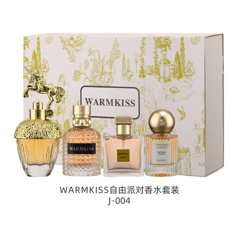 Warmkiss perfume free party women's suit gift box combination box long-lasting women's trade cross-border hot style