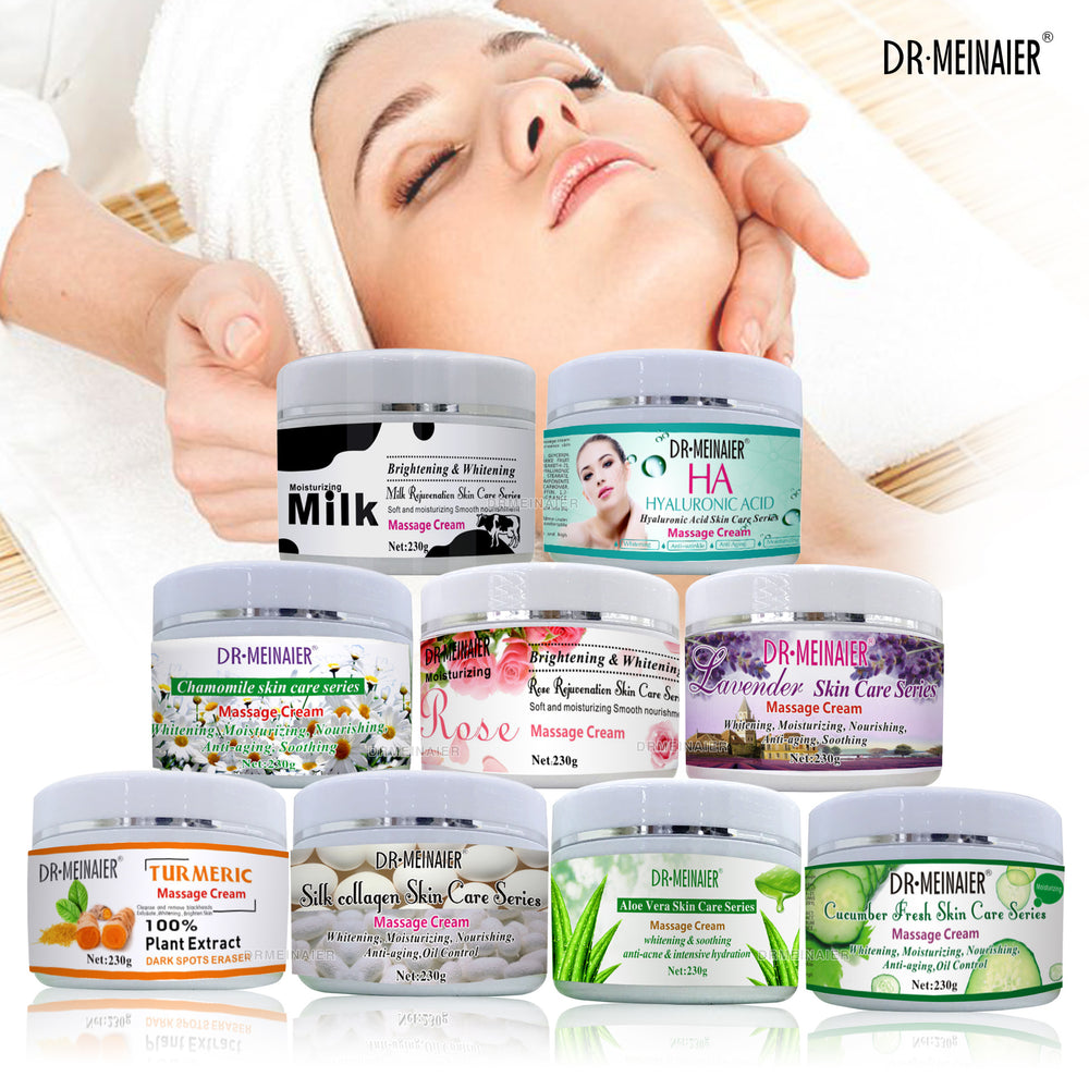 export hyaluronic acid massage cream - gentle and soothing facial and body massage cream - skincare product 230g wholesale
