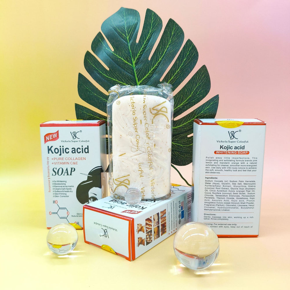 kojic acid soap for body cleansing, scented bath soap, 250g - wholesale