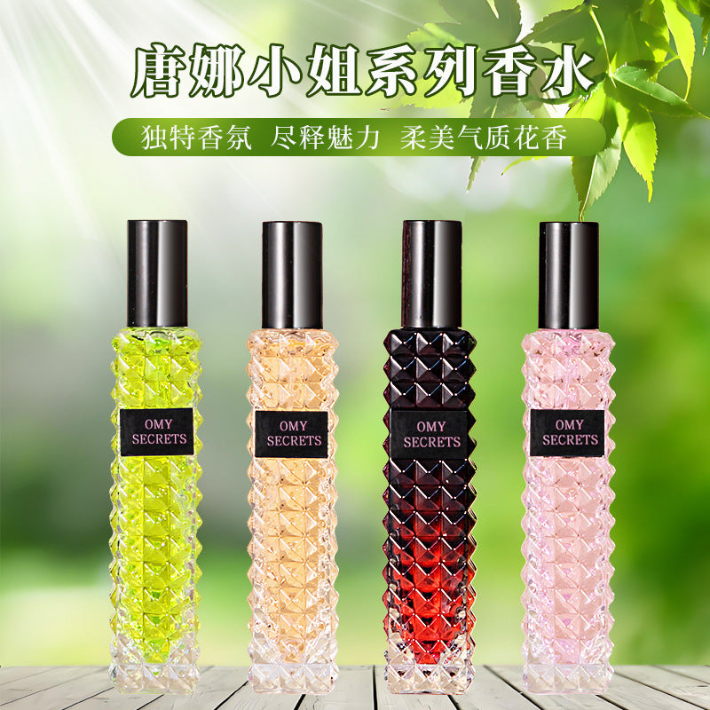 Export live broadcast hot model donna adventure casual perfume hundred days rose long-lasting light fragrance student girl fresh