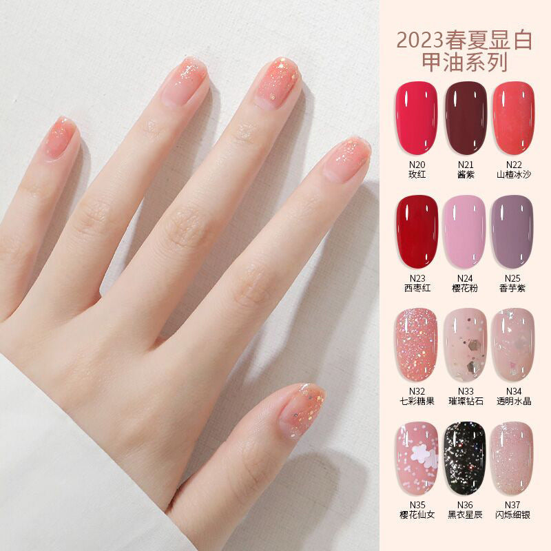 Kudan water-based nail polish 10ml - no bake, long-lasting, peel-off, clear base coat - wholesale from manufacturer