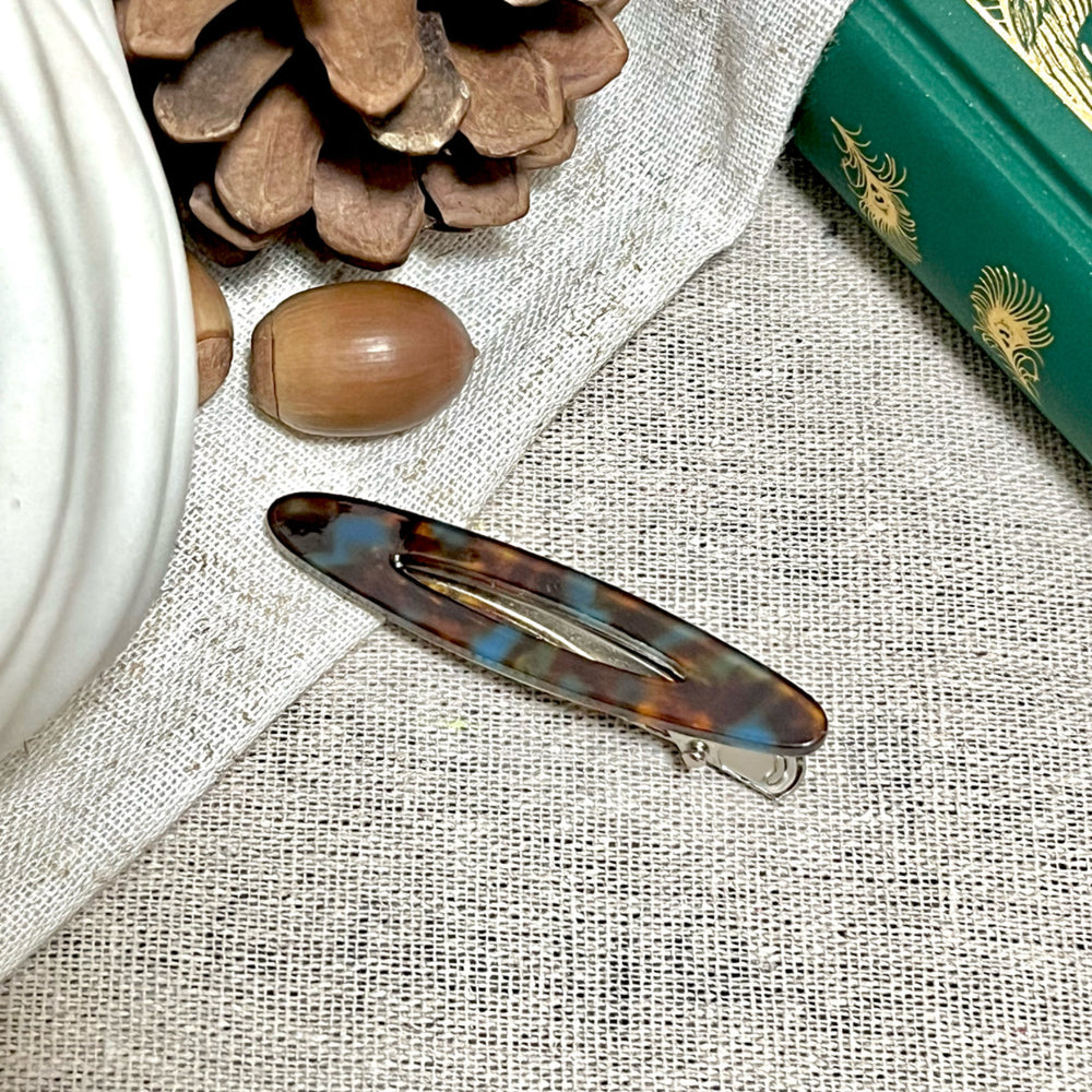 Acetate cut out hair clip long oval makeup clip casual side bangs clip duckbill clip hair accessories fashionnew arrival