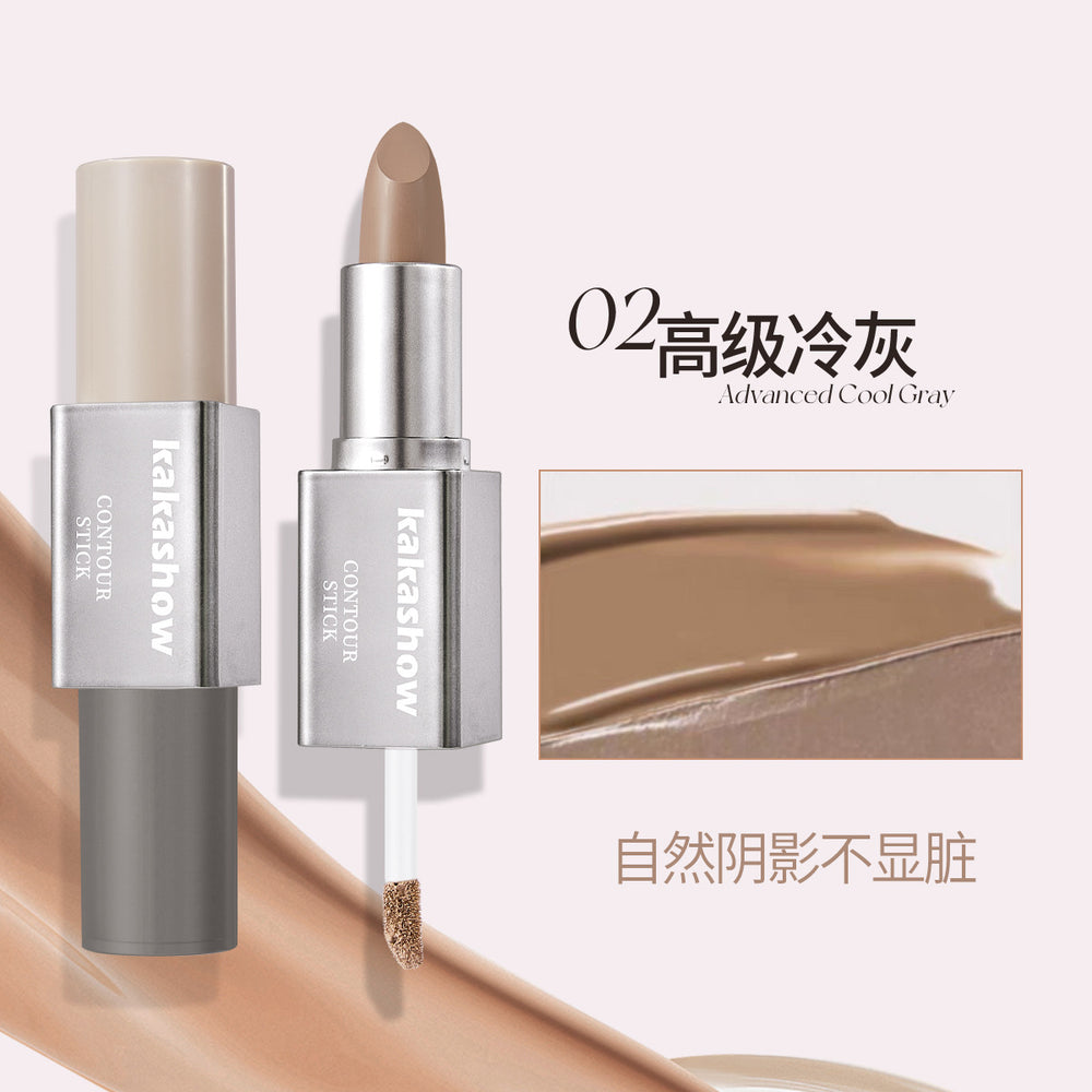 Makeup kakashow double-ended contour stick concealer stereo modification contour shadow nose shadow contour cream