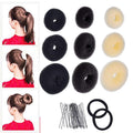 Factory direct sales opp ball head styling hair set donut does not hurt hair fluffy hair curler to tie hair