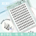 Xixi zhuangzhou mengdie trilogy glue-free fake eyelashes nature artificial single cluster segmented novice no glue required