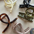 Japanese style touch paint quality shark clip cross gripper eleganteasiest for match back of head hair clip classy hair gripper hair accessories