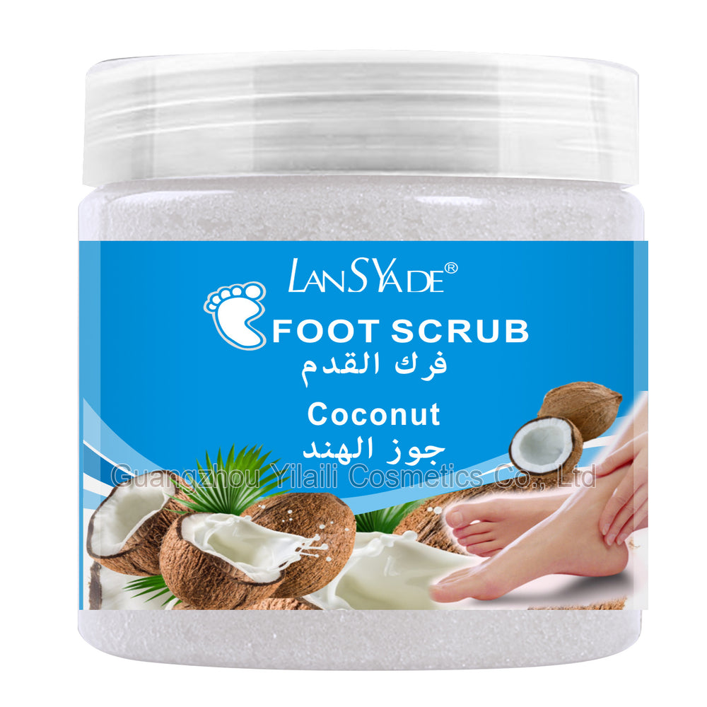 moisturizing body & foot scrub bath salts - deep cleansing, exfoliating, and dead skin removal with fragrant sea salt