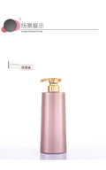 High-end 680ml plastic bottle, empty bottle, push-flat shoulder shower gel shampoo bottle