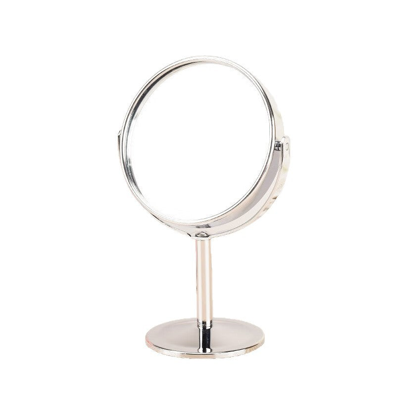 Makeup mirror desktop desktop rotatable magnifying glass princess mirror double-sided dressing mirror mirror for home storage home