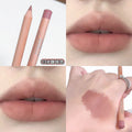 Sweet mint wooden lip liner - matte, waterproof, nude. perfect for defining and shaping your lips for a naturally plump look