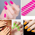 Zhengxiang custom gel nail stickers - waterproof solid color, european & american style, cross-border uv light therapy, semi-cured, full cover nail art stickers