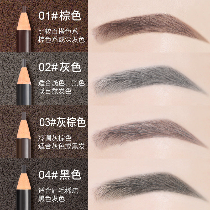 Wodwod ultra-fine brow definer - waterproof, sweat-proof, smudge-proof. professional makeup artist formula with fine tip, hard core, and integrated brush