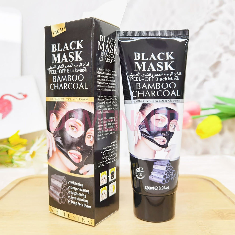 blackhead-absorbing nose mask, pore-cleansing, anti-wrinkle, oil-controlling activated carbon peel-off mask 120g factory direct sales