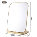 Cosmetic mirror desktop storage desktop for home hd gold dressing mirror bedroom home dormitory mirror makeup desktop