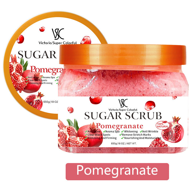 natural pure sugar scrub classy fruit fragrance bath rejuvenating moisturizing exfoliating bath salt body bath salt