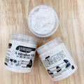rose facial & body scrub - milk & almond cleansing exfoliating bath scrub & massage cream 350g
