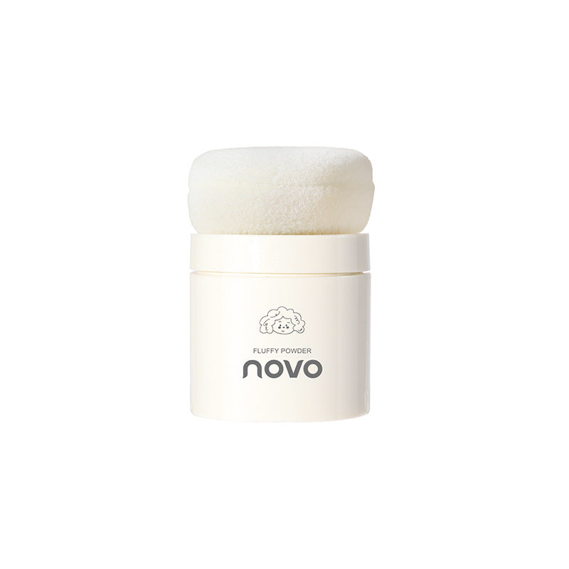 Novo lightweight feather-feel volumizing powder - the ultimate oil control & fluffy hair solution for frizz-free bangs & effortless blowouts (no-rinse dry shampoo powder)