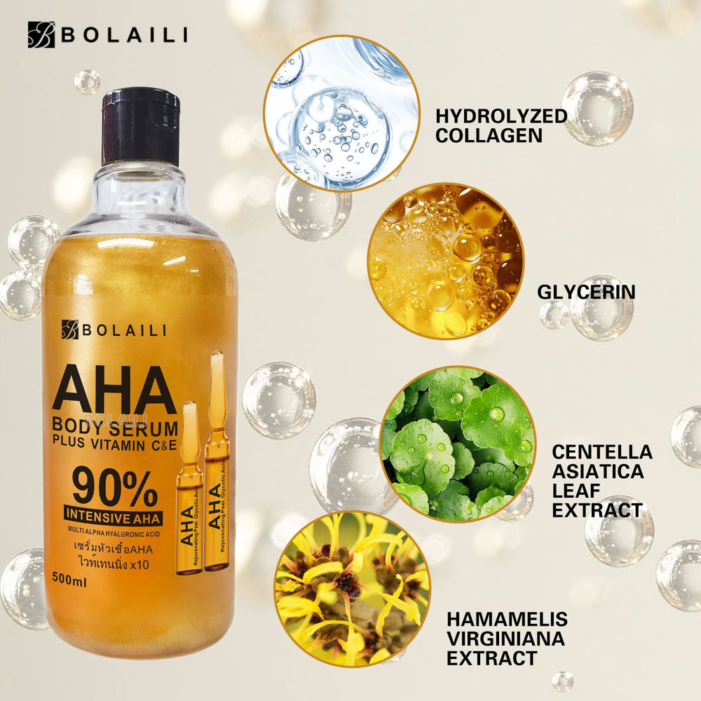 export aha gold essence - hydrating, firming, brightening, and fine line reducing facial moisturizing serum - 500ml