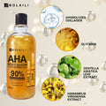 export aha gold essence - hydrating, firming, brightening, and fine line reducing facial moisturizing serum - 500ml