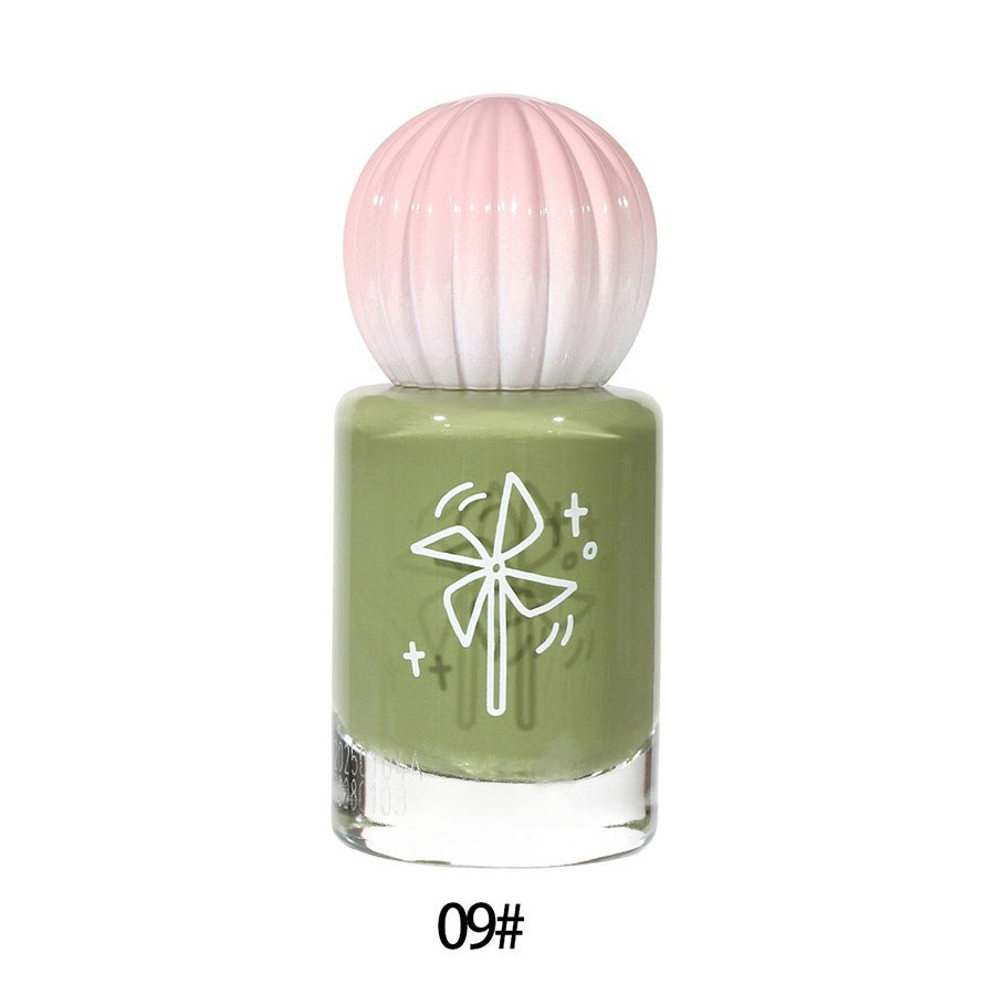 Bk nail polish - oil-based, peel-off, no-bake, quick-drying, colorful bottles - brick & mortar, student nail polish, summer new arrivals