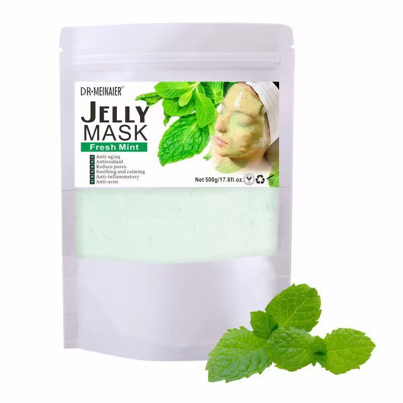 exclusive collagen crystal petal mask powder hydrating and moisturizing jelly soft mask powder 500g foreign trade wholesale