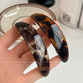 Curved elegant one-line spring clip hair clip women's back of the head classy horizontal clip 2024 new large plate hair clip