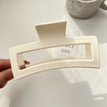 Frosted square white-13cm